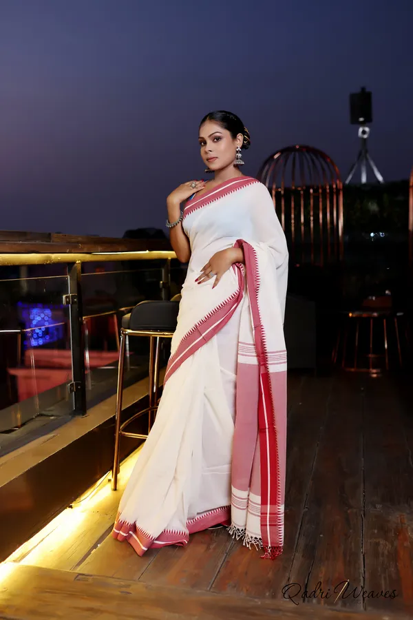 Handloom_Cream_And_Blush_Premium_Cotton_Saree