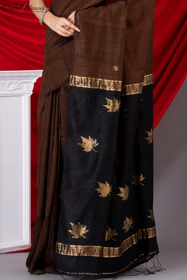 Brown_Silk_Premium_&_Elegant_Saree_For_Women