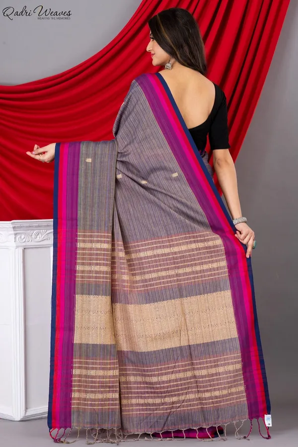 Handloom_Falcon_Khadi_Cotton_Tangail_Saree
