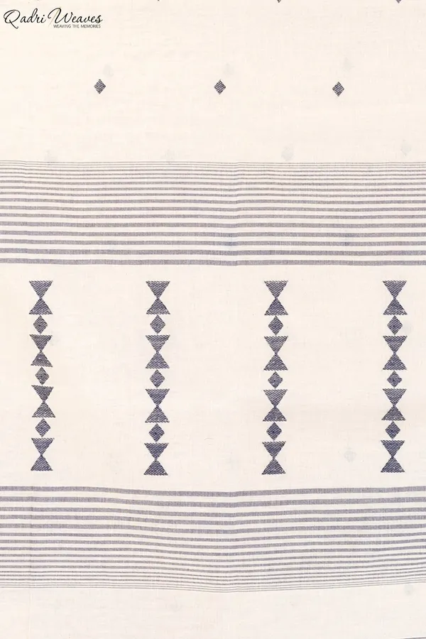 Handloom_Ivory_Premium_Khadi_Cotton_Saree