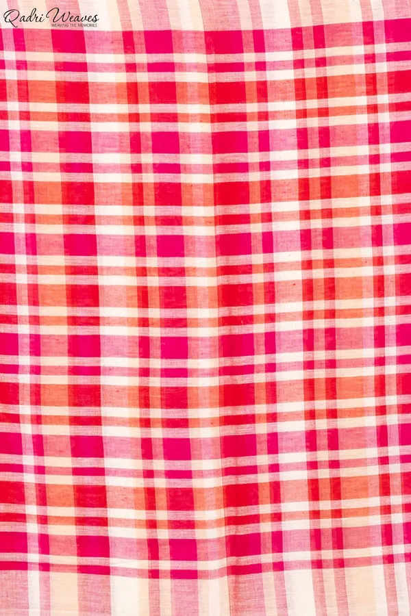 Handloom_Raspberry_Premium_Mulmul_Khadi_Cotton_Saree