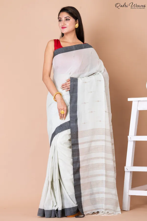 Handloom_Tea_Green_Khadi_Silk_Saree