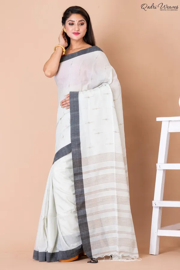 Handloom_Tea_Green_Khadi_Silk_Saree