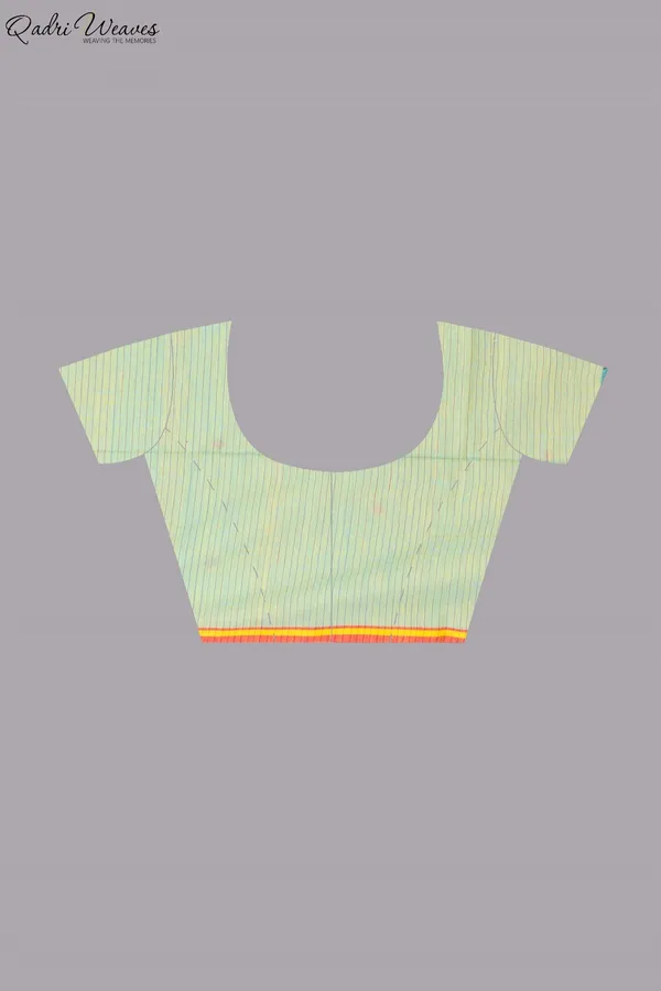 Handloom_Tea_Green_Premium_Khadi_Cotton_Saree