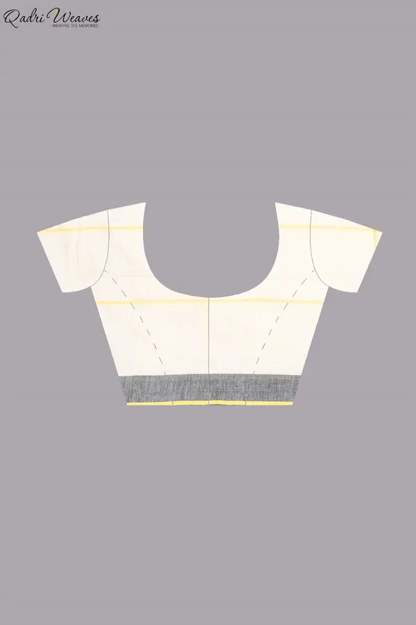 Handloom_White_&_Yellow_Check_Premium_Mulmul_Khadi_Cotton_Saree