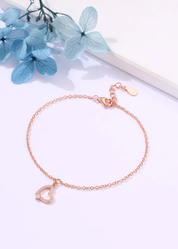 925_Silver_White_Swarovski_Zircon_Bracelet_For_Women