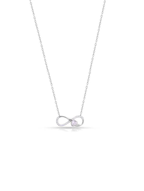 925_Silver_White_Swarovski_Zircon_Chain_For_Women