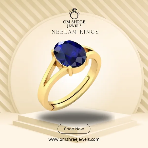 Neelam_Stone__Created_Neelam_Stone_Blue_Sapphire_Ring_Adjustable_Woman_&_Man_Ring