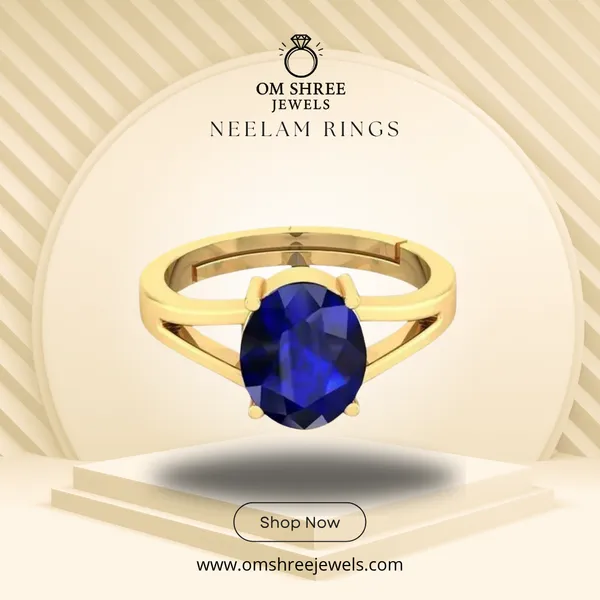 Neelam_Stone__Created_Neelam_Stone_Blue_Sapphire_Ring_Adjustable_Woman_&_Man_Ring