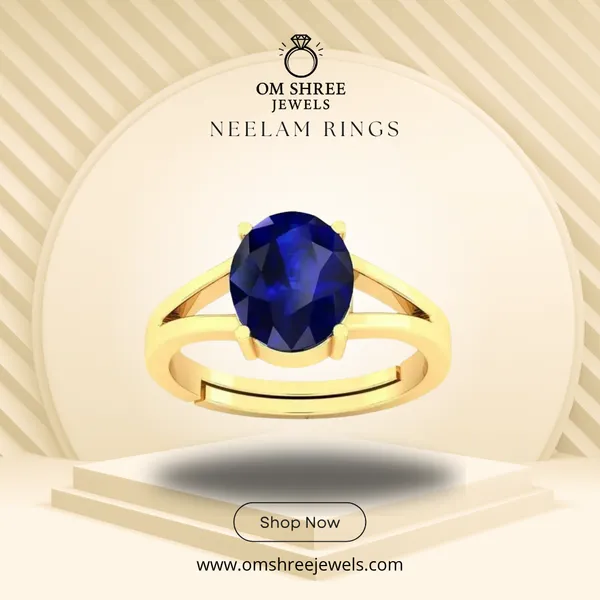 Neelam_Stone__Created_Neelam_Stone_Blue_Sapphire_Ring_Adjustable_Woman_&_Man_Ring