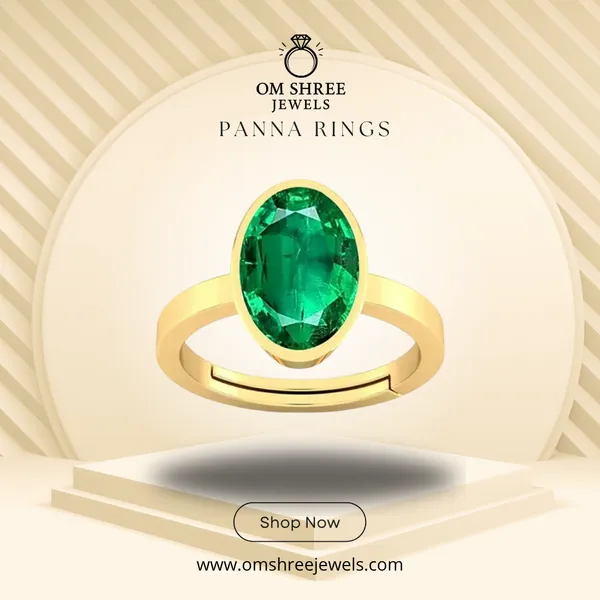 Panna_Stone__Created_Panna_Stone_Emerald_Ring_Adjustable_Woman_Man_Ring