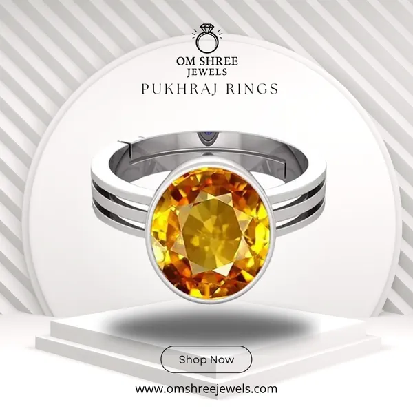 Pukhraj_Stone__Created_Yellow_Sapphire_Gemstone_Adjustable_Women_&_Man_Ring