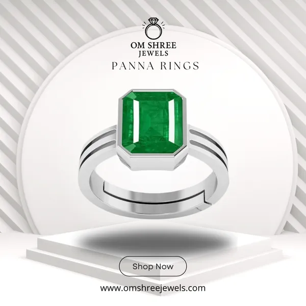 Panna_Stone__Created_Panna_Stone_Emerald_Ring_Adjustable_Woman_Man_Ring