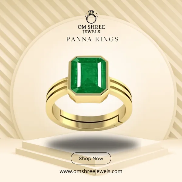Panna_Stone__Created_Panna_Stone_Emerald_Ring_Adjustable_Woman_Man_Ring