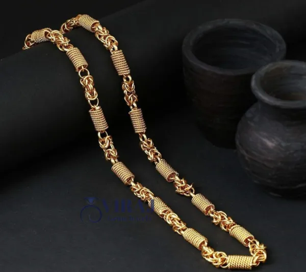Gold_Viraj_Nice_Stylish_Heavy_Double_Ring_Chain_For_Men_&_Women