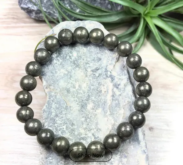 Raw_Pyrite_Original__Bracelet_For_Men_&_Women
