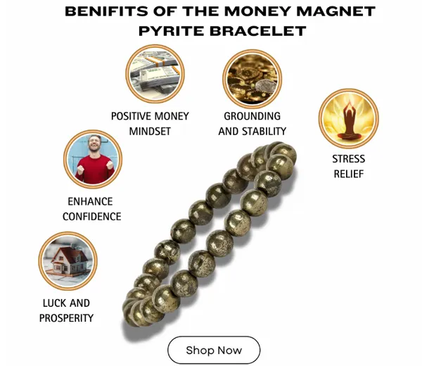 Raw_Pyrite_Original__Bracelet_For_Men_&_Women