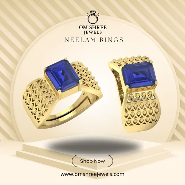 Neelam_Stone__Created_Neelam_Stone_Blue_Sapphire_Ring_Adjustable_Woman_&_Man_Ring