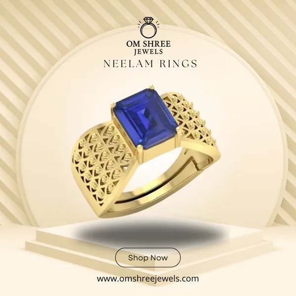 Neelam_Stone__Created_Neelam_Stone_Blue_Sapphire_Ring_Adjustable_Woman_&_Man_Ring