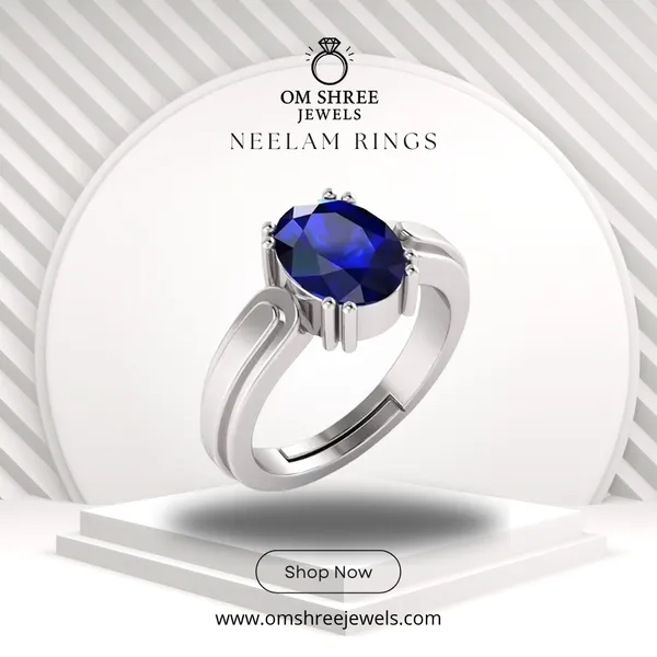 Neelam_Stone__Created_Neelam_Stone_Blue_Sapphire_Ring_Adjustable_Woman_&_Man_Ring