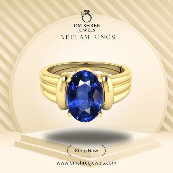 Neelam_Stone__Created_Neelam_Stone_Blue_Sapphire_Ring_Adjustable_Woman_&_Man_Ring