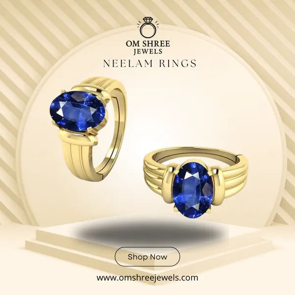 Neelam_Stone__Created_Neelam_Stone_Blue_Sapphire_Ring_Adjustable_Woman_&_Man_Ring