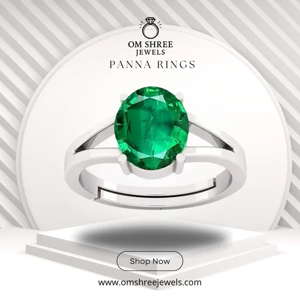 Panna_Stone__Created_Panna_Stone_Emerald_Ring_Adjustable_Woman_Man_Ring