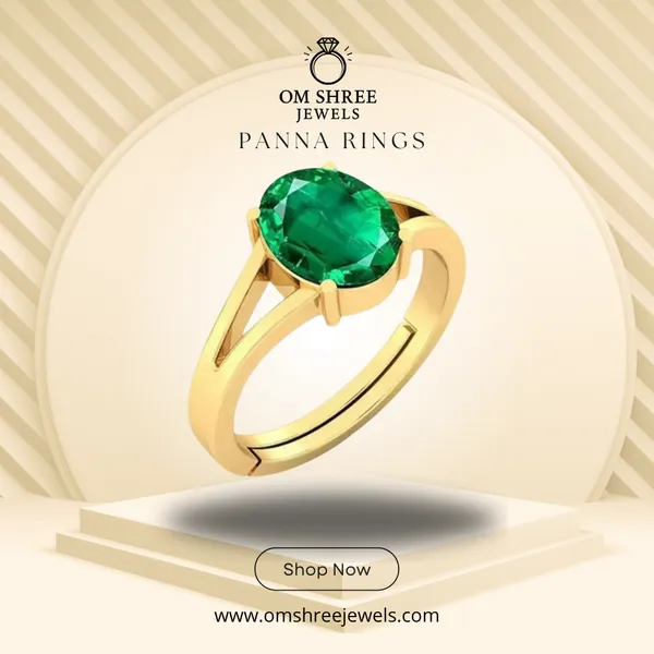 Panna_Stone__Created_Panna_Stone_Emerald_Ring_Adjustable_Woman_Man_Ring