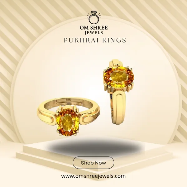 Pukhraj_Stone__Created_Yellow_Sapphire_Gemstone_Adjustable_Women_&_Man_Ring