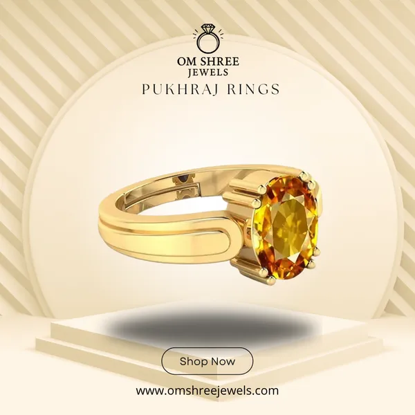 Pukhraj_Stone__Created_Yellow_Sapphire_Gemstone_Adjustable_Women_&_Man_Ring