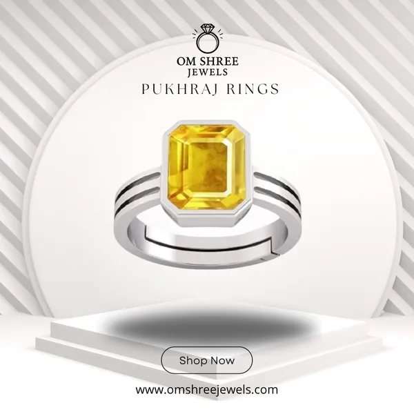 Pukhraj_Stone__Created_Yellow_Sapphire_Gemstone_Adjustable_Women_&_Man_Ring