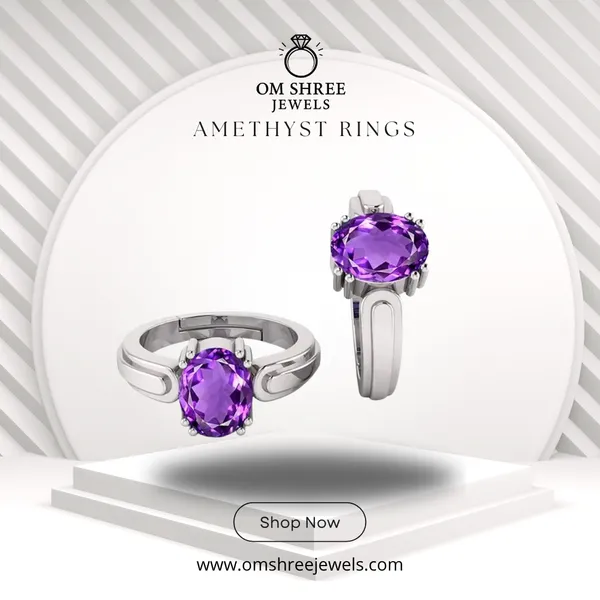 Amethyst_Stone_Created_Adjustable_Ring_For_Women_&_Men