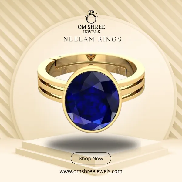 Neelam_Stone__Created_Neelam_Stone_Blue_Sapphire_Ring_Adjustable_Woman_&_Man_Ring