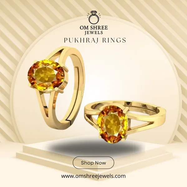 Pukhraj_Stone__Created_Yellow_Sapphire_Gemstone_Adjustable_Women_&_Man_Ring