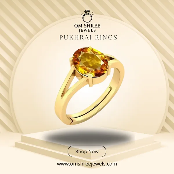 Pukhraj_Stone__Created_Yellow_Sapphire_Gemstone_Adjustable_Women_&_Man_Ring