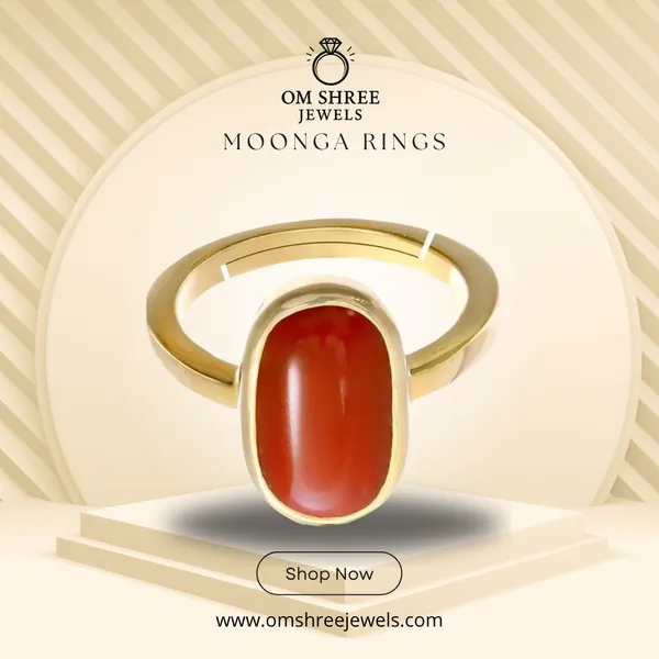 Moonga_Red_Coral_created_Ring_Adjustable_|_Best_Quality_Ring|_Pure_Stone_Ring_gemstone