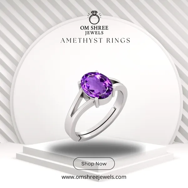 Amethyst_Stone_Created_Adjustable_Ring_For_Women_&_Men