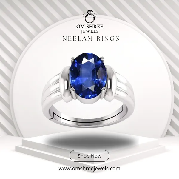 Neelam_Stone__Created_Neelam_Stone_Blue_Sapphire_Ring_Adjustable_Woman_&_Man_Ring
