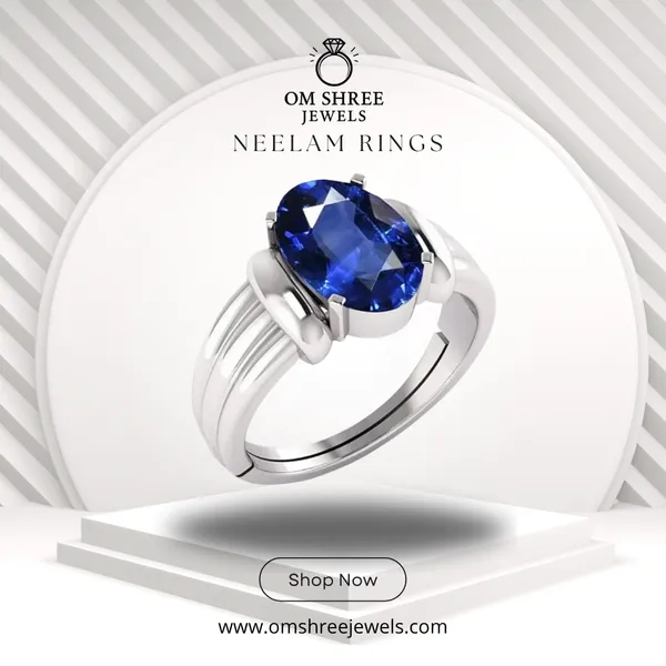 Neelam_Stone__Created_Neelam_Stone_Blue_Sapphire_Ring_Adjustable_Woman_&_Man_Ring