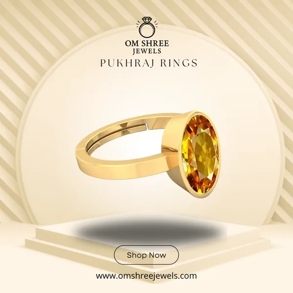 Pukhraj_Stone__Created_Yellow_Sapphire_Gemstone_Adjustable_Women_&_Man_Ring