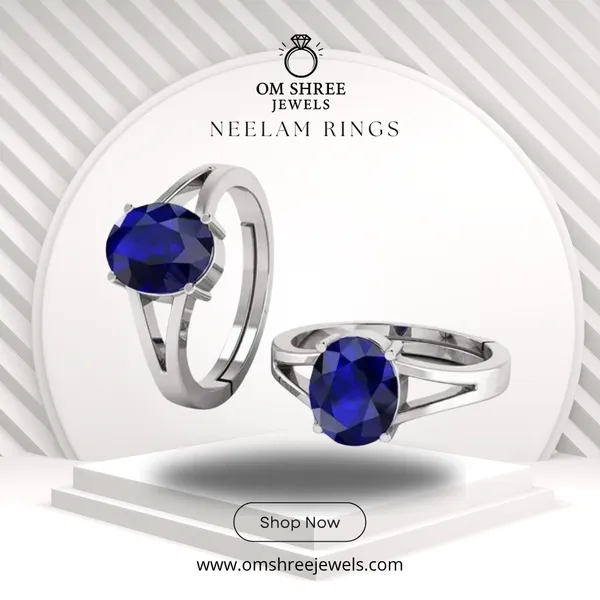 Neelam_Stone__Created_Neelam_Stone_Blue_Sapphire_Ring_Adjustable_Woman_&_Man_Ring
