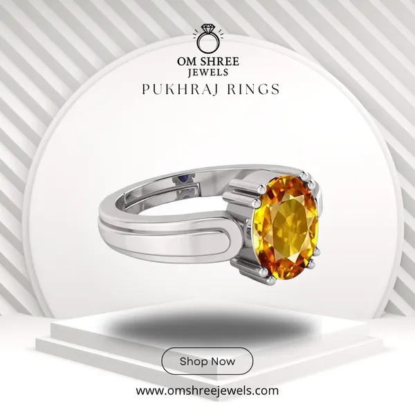 Pukhraj_Stone__Created_Yellow_Sapphire_Gemstone_Adjustable_Women_&_Man_Ring