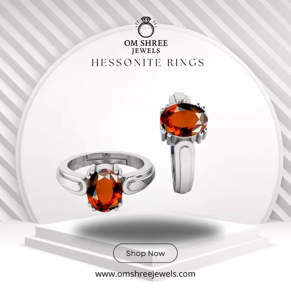 Gomed_Hessonite_Created_Adjustable_Ring_Women_&_Men