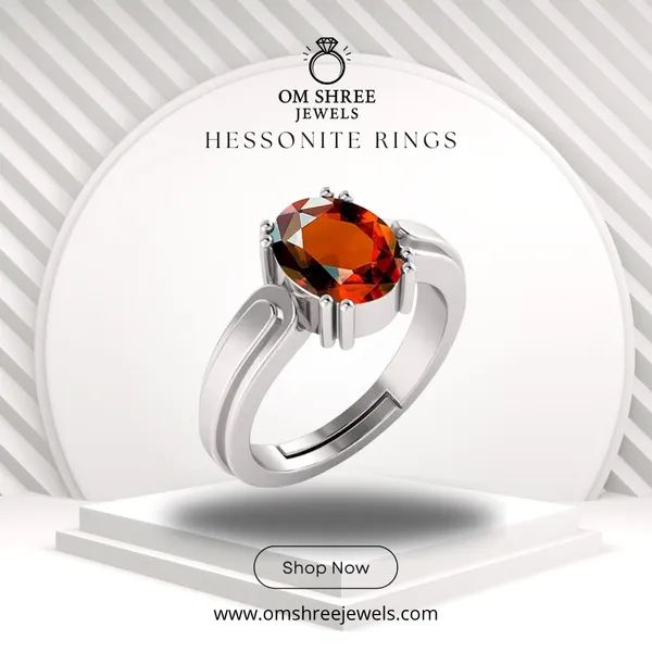 Gomed_Hessonite_Created_Adjustable_Ring_Women_&_Men