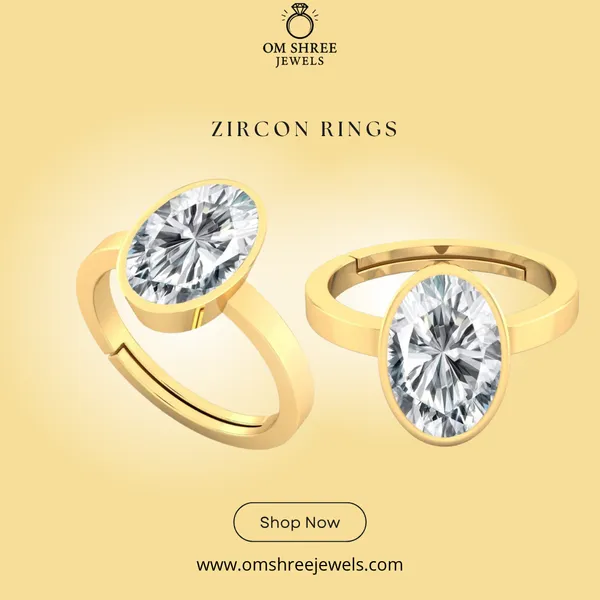 Ring_Zircon_Zirkon/_Zircon_Stone_Created_Adjustable_Ring_Rashi_Ratna_Created_for_Men_&_Women