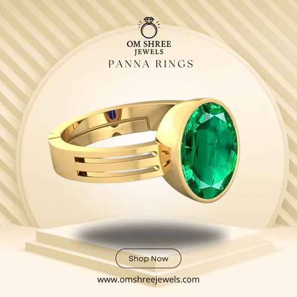 Panna_Stone__Created_Panna_Stone_Emerald_Ring_Adjustable_Woman_Man_Ring