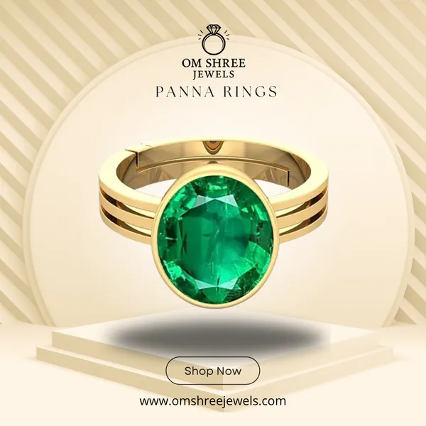 Panna_Stone__Created_Panna_Stone_Emerald_Ring_Adjustable_Woman_Man_Ring