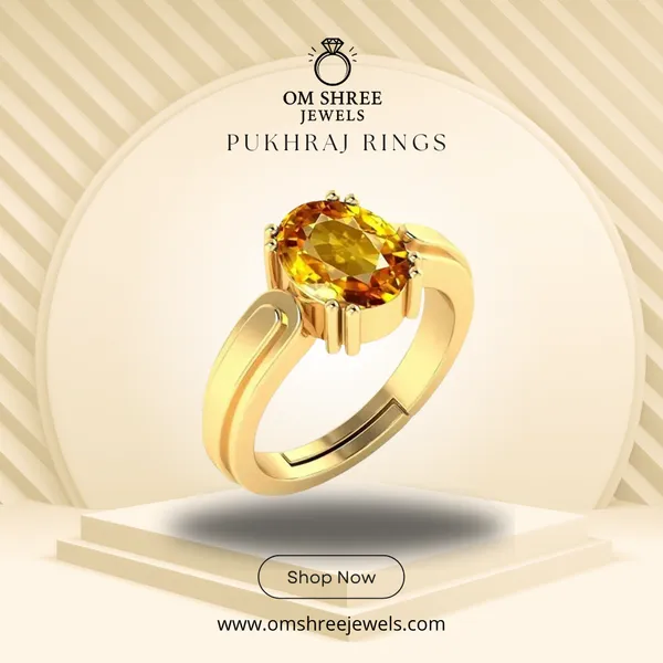 Pukhraj_Stone__Created_Yellow_Sapphire_Gemstone_Adjustable_Women_&_Man_Ring