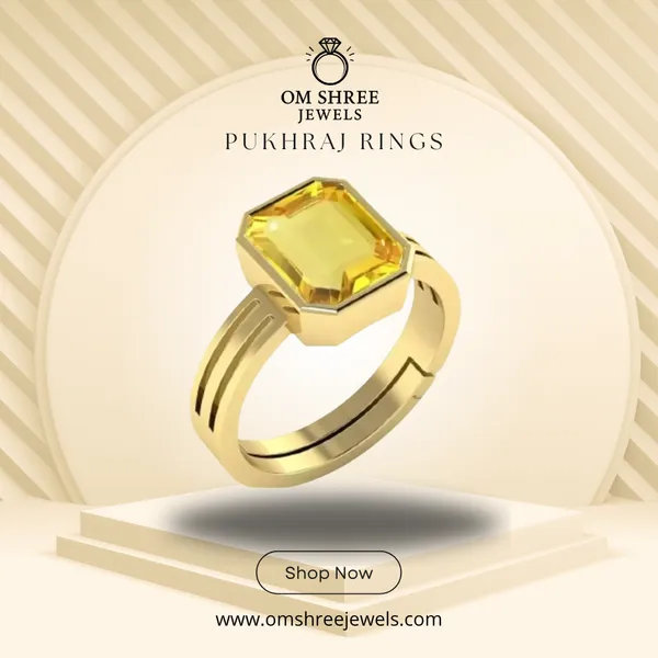 Pukhraj_Stone__Created_Yellow_Sapphire_Gemstone_Adjustable_Women_&_Man_Ring