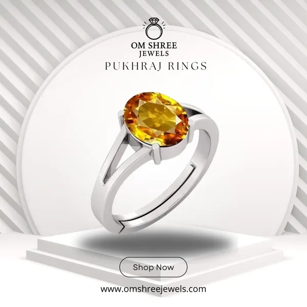 Pukhraj_Stone__Created_Yellow_Sapphire_Gemstone_Adjustable_Women_&_Man_Ring